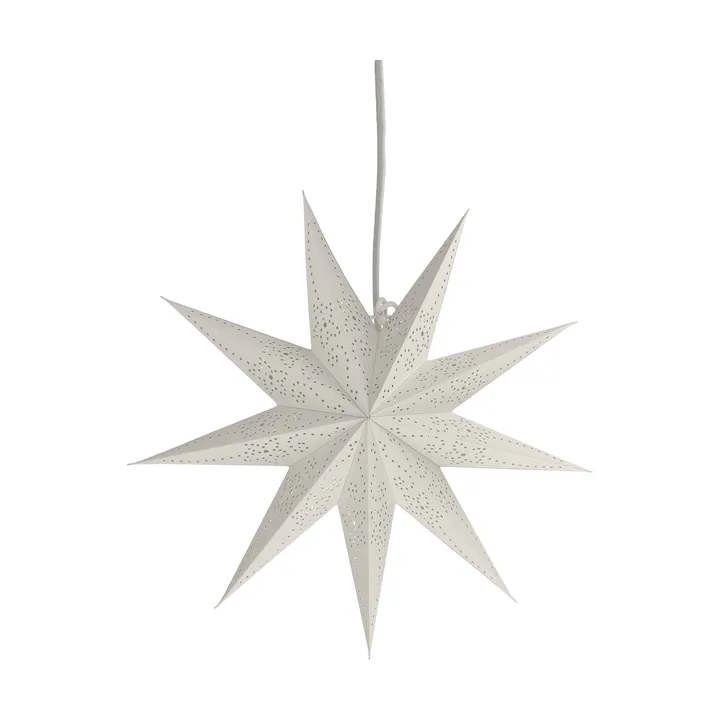 Folk adventsstjärna - Vit, Ø45 cm - Scandi Living