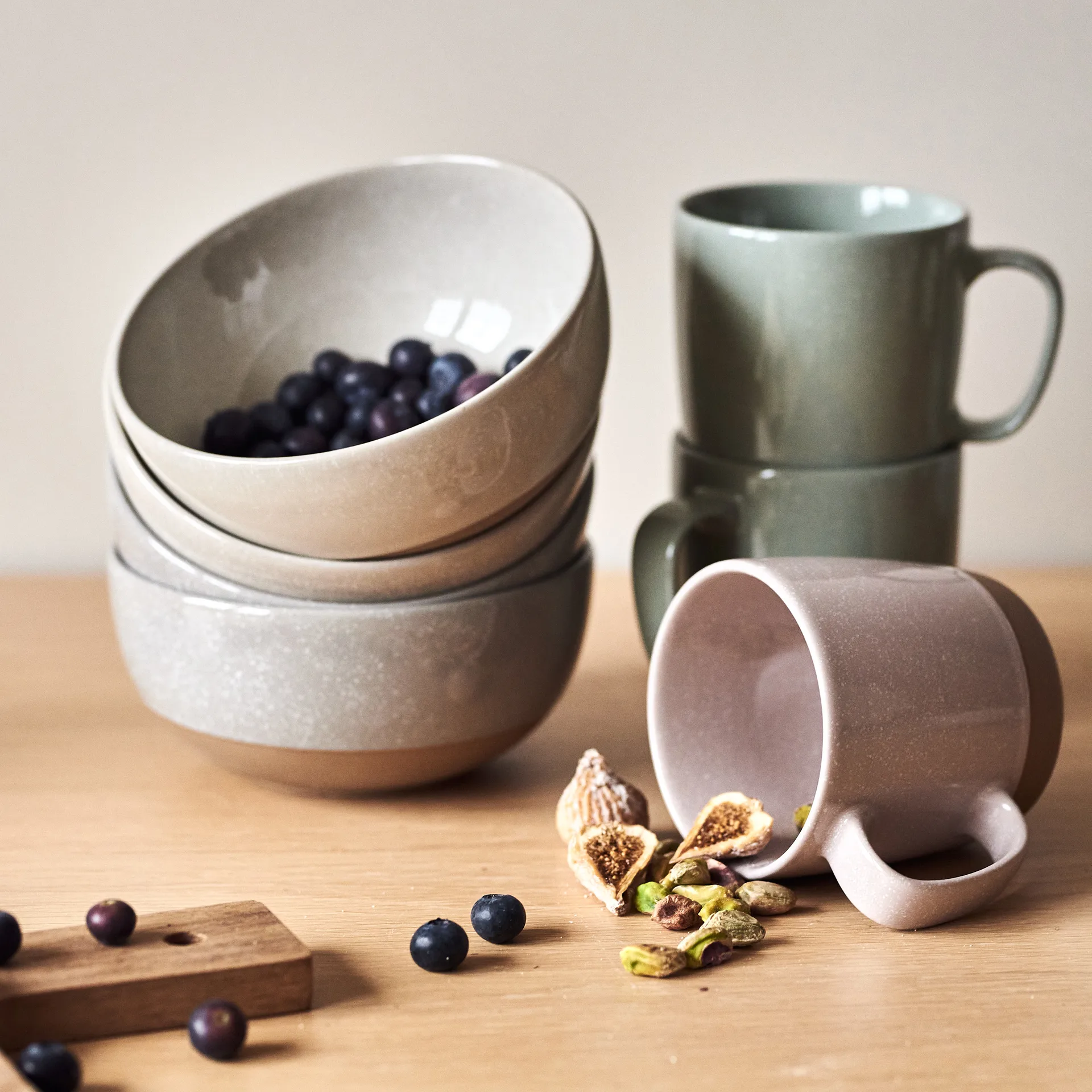 Fossil mugg 35 cl, Rosa Scandi Living