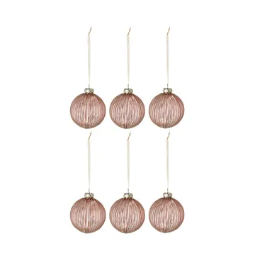 Holiday julgranskula 6-pack - Rose gold - Scandi Living