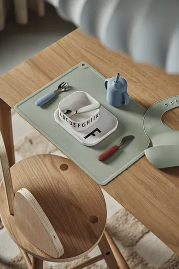 Idun mugg med sugrör silikon 120 ml - Blue - Scandi Living