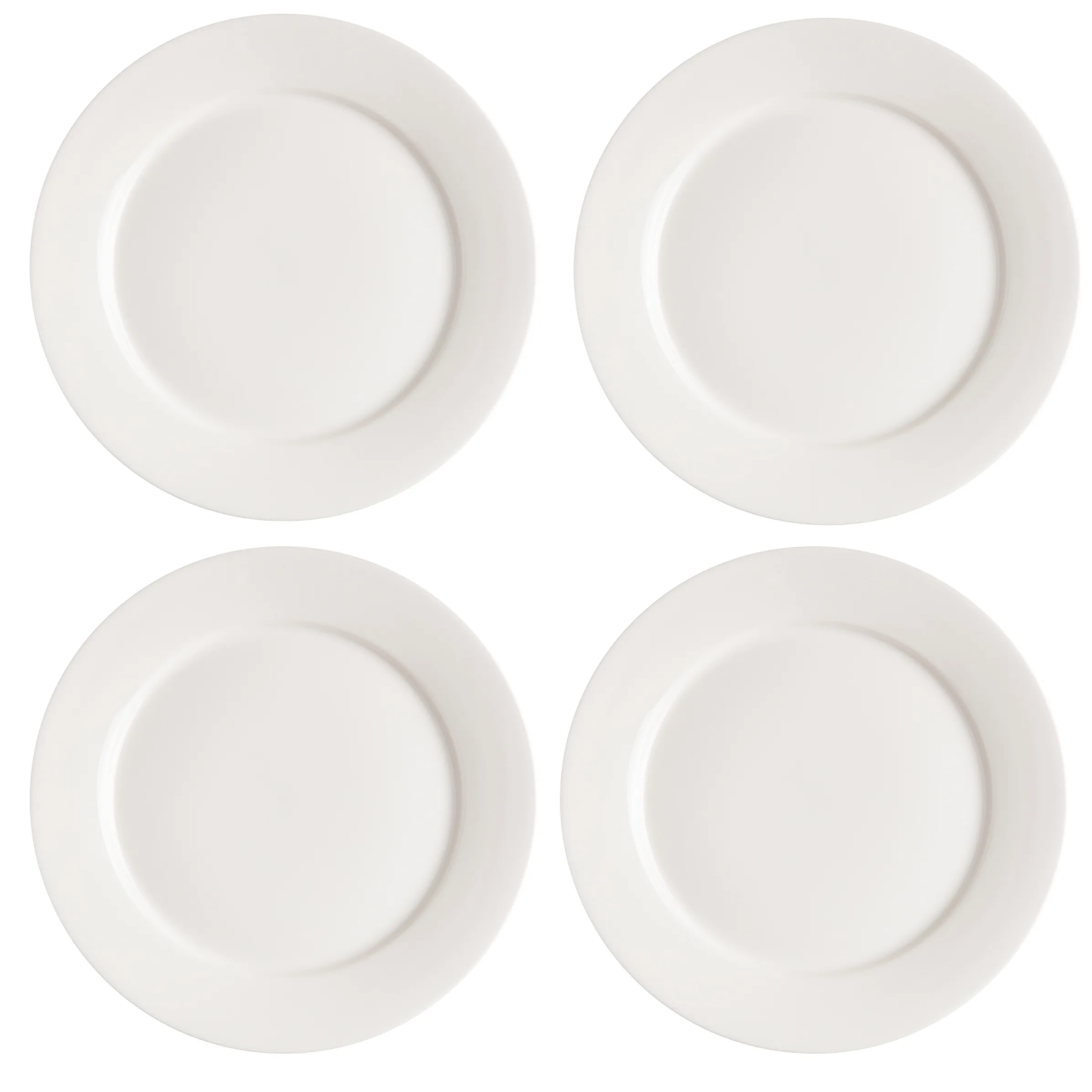 Scandi Living Kalk tallrik 28 cm 4-pack, vit