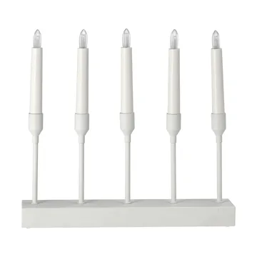 Scandi Living Kindle portabel adventsljusstake 30 cm Vit