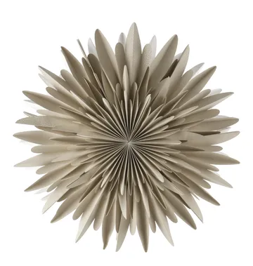 Luna adventsstjärna beige med prickar - 60 cm - Scandi Living