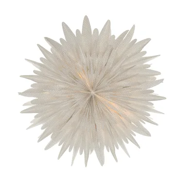 Luna adventsstjärna vit med prickar - 60 cm - Scandi Living