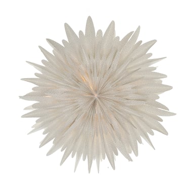 Scandi Living Luna adventsstjärna vit med prickar 80 cm