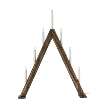 Scandi Living Nord adentsljusstake 60 cm Mörkbetsad