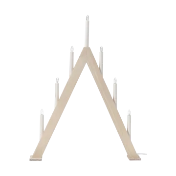 Scandi Living Nord adentsljusstake 60 cm Vitlaserad