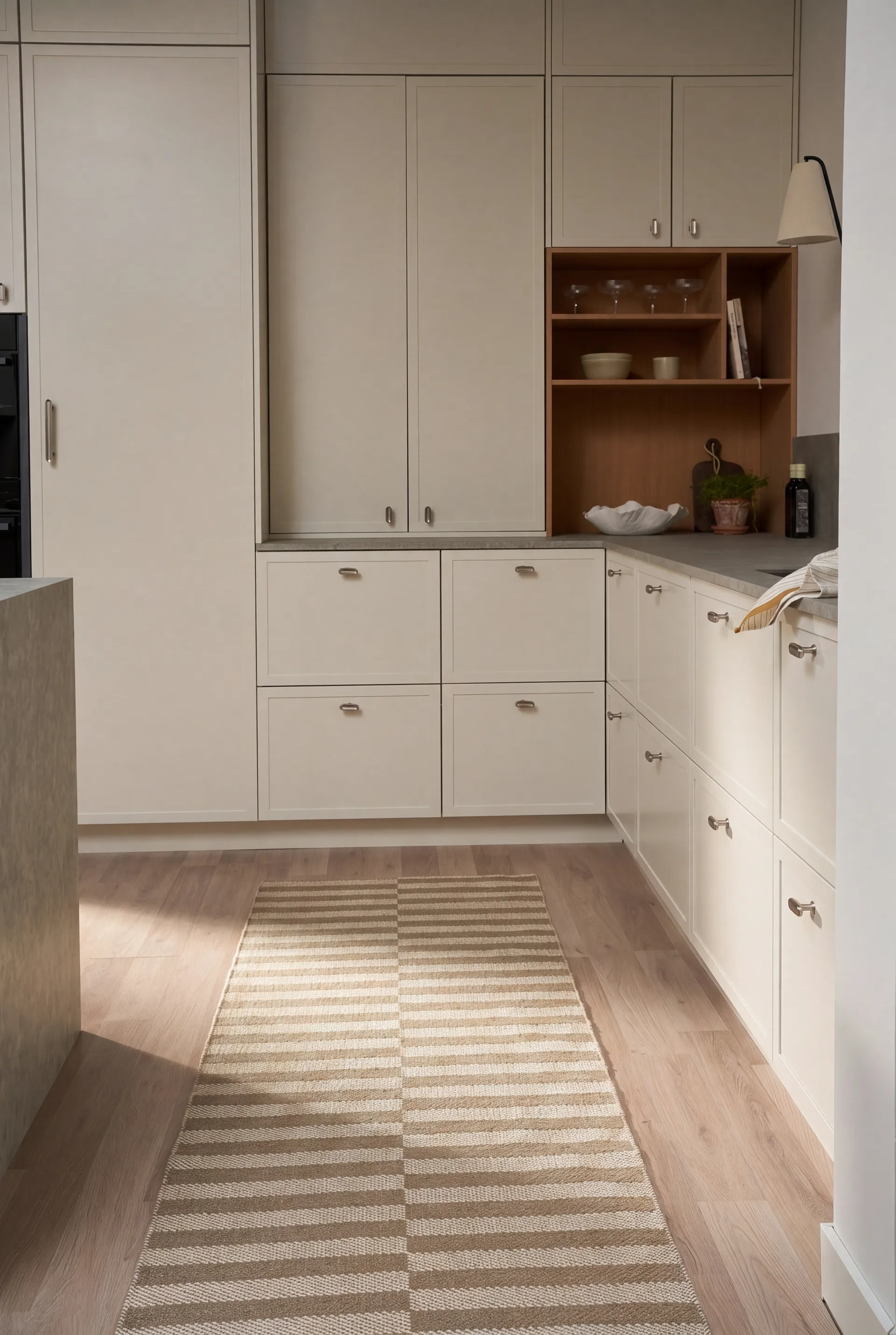 Path gångmatta, Beige, 70x150 cm Scandi Living