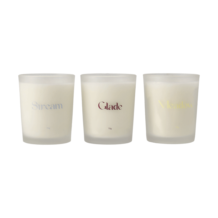 Presentförpackning doftljus 3-pack - 75 g - Scandi Living