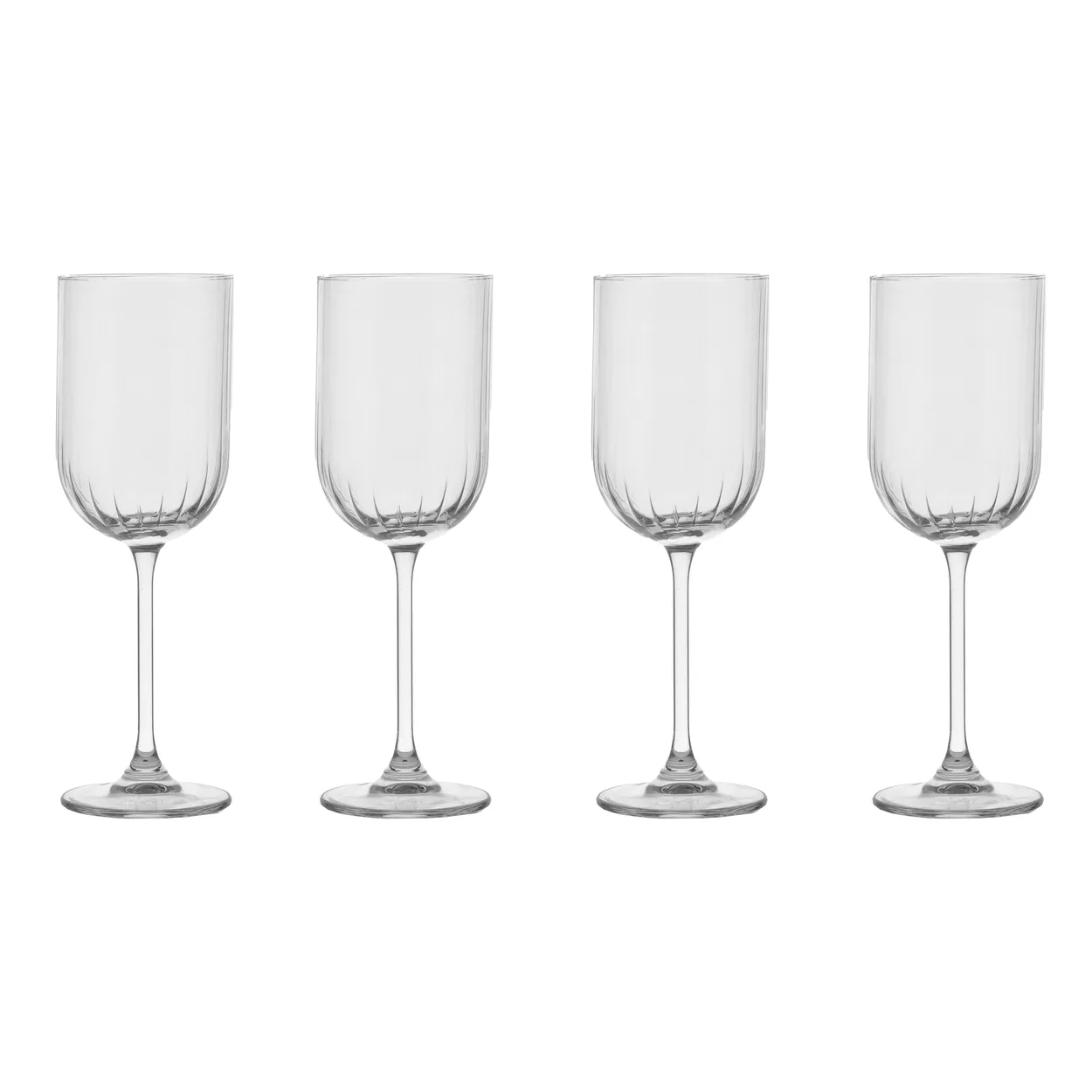 Scandi Living Pristine vitvinsglas 32 cl 4-pack Klar
