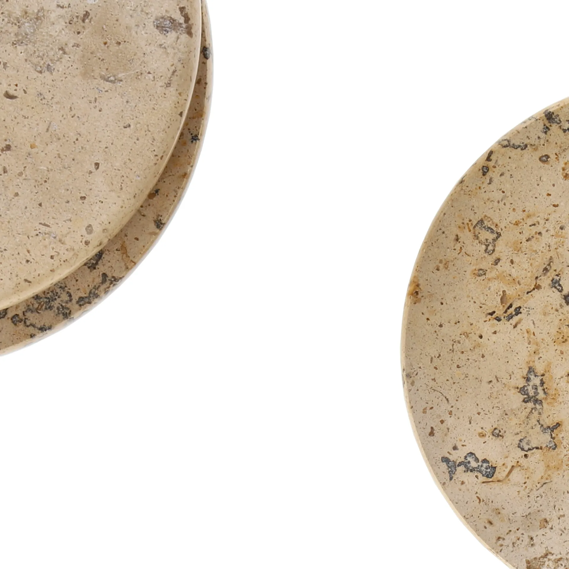 Ridge glasunderlägg Ø10 cm 4-pack, Marmor Scandi Living