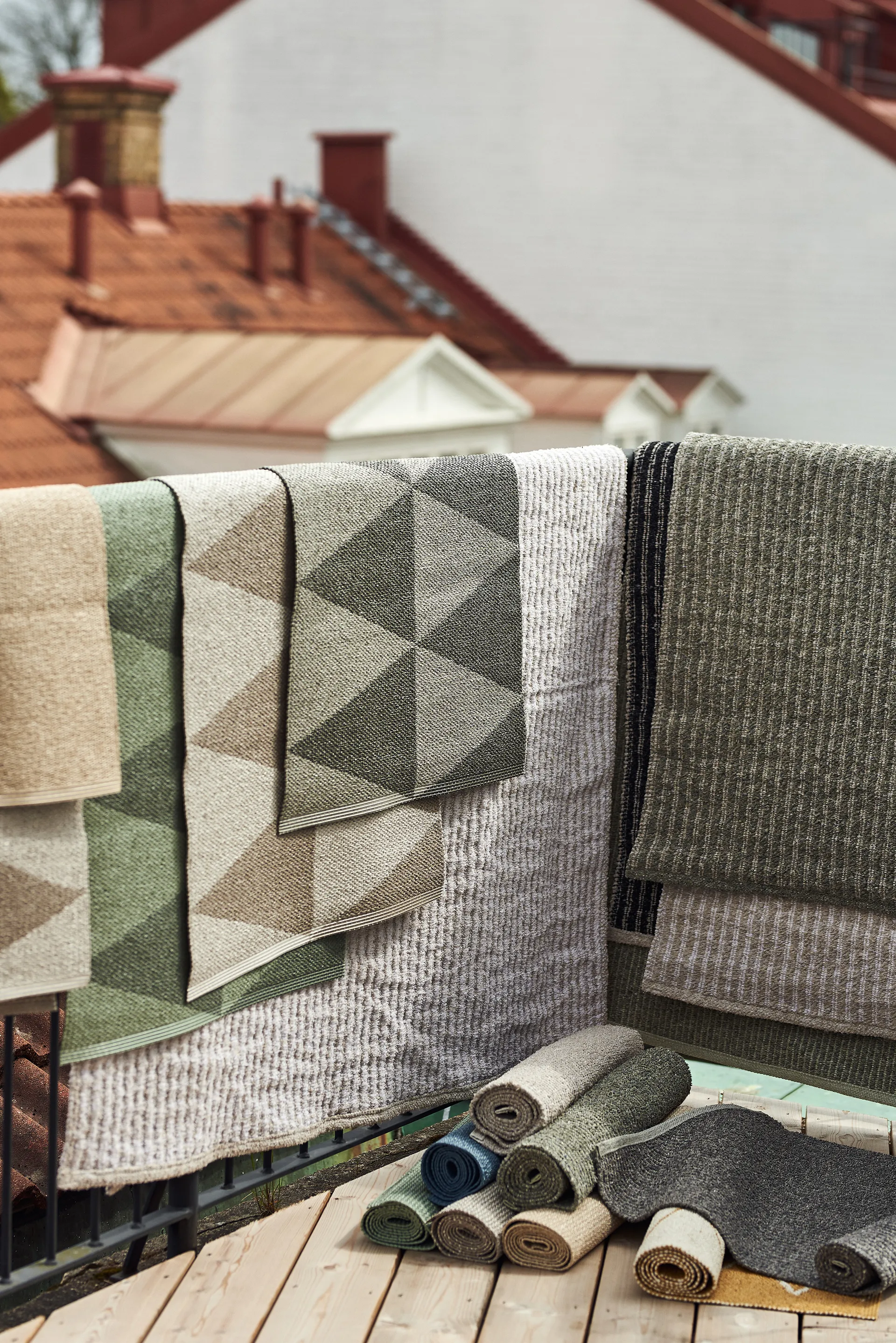 Rime plastmatta greige, 70x200cm Scandi Living