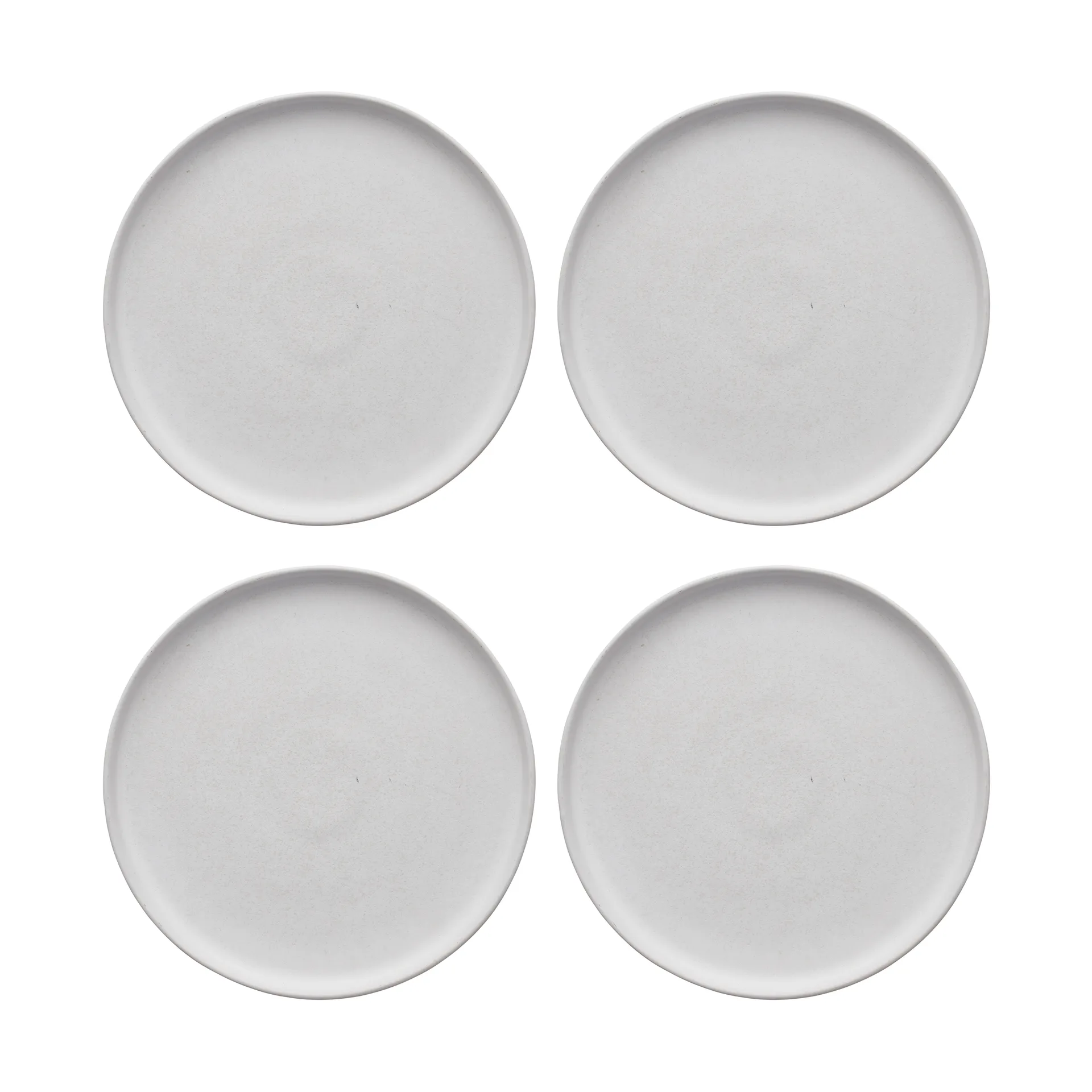 Scandi Living Sandsbro assiett offwhite, &Oslash;20 cm, 4-pack