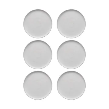 Sandsbro assiett offwhite, Ø20 cm, 6-pack - Scandi Living