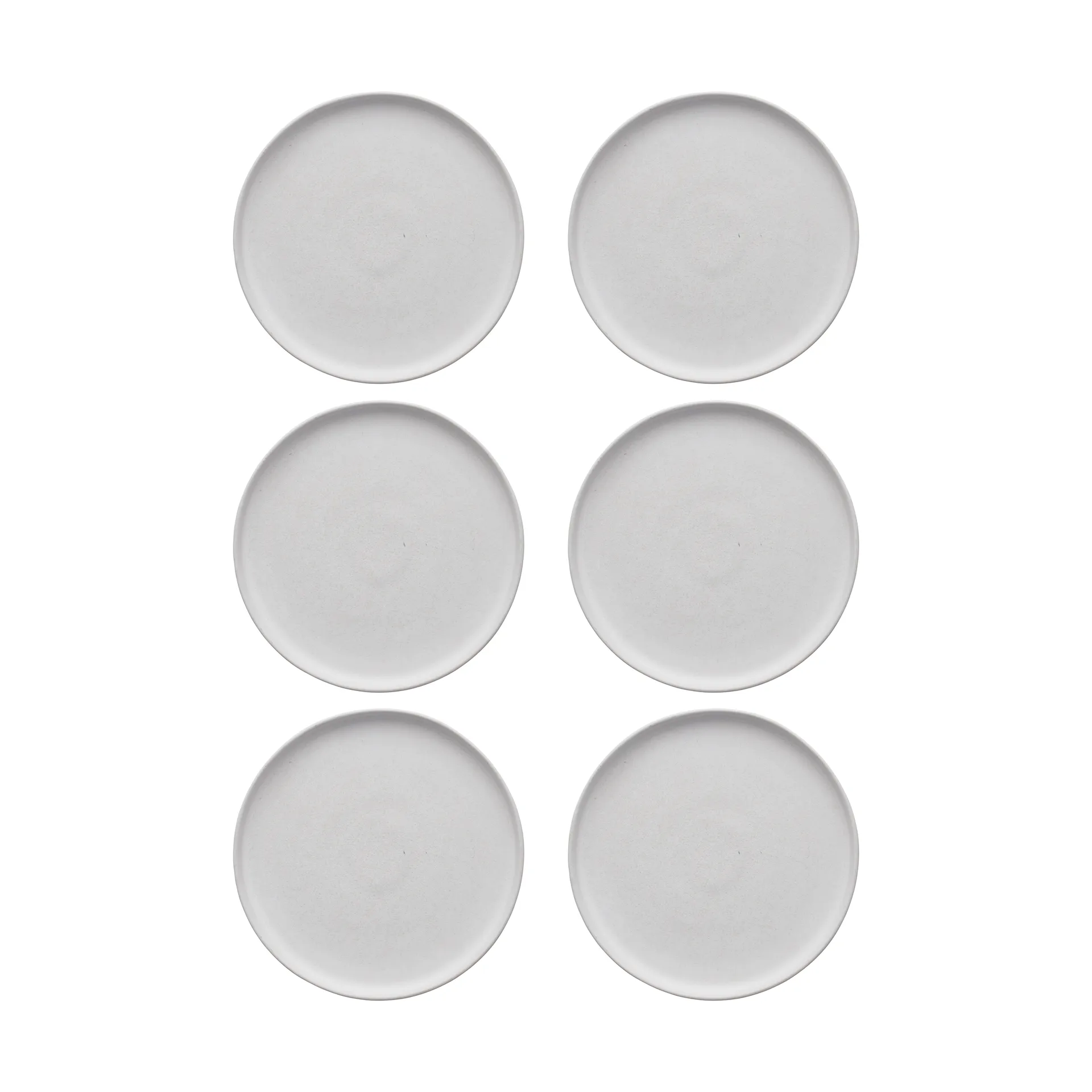 Scandi Living Sandsbro assiett offwhite, &Oslash;20 cm, 6-pack