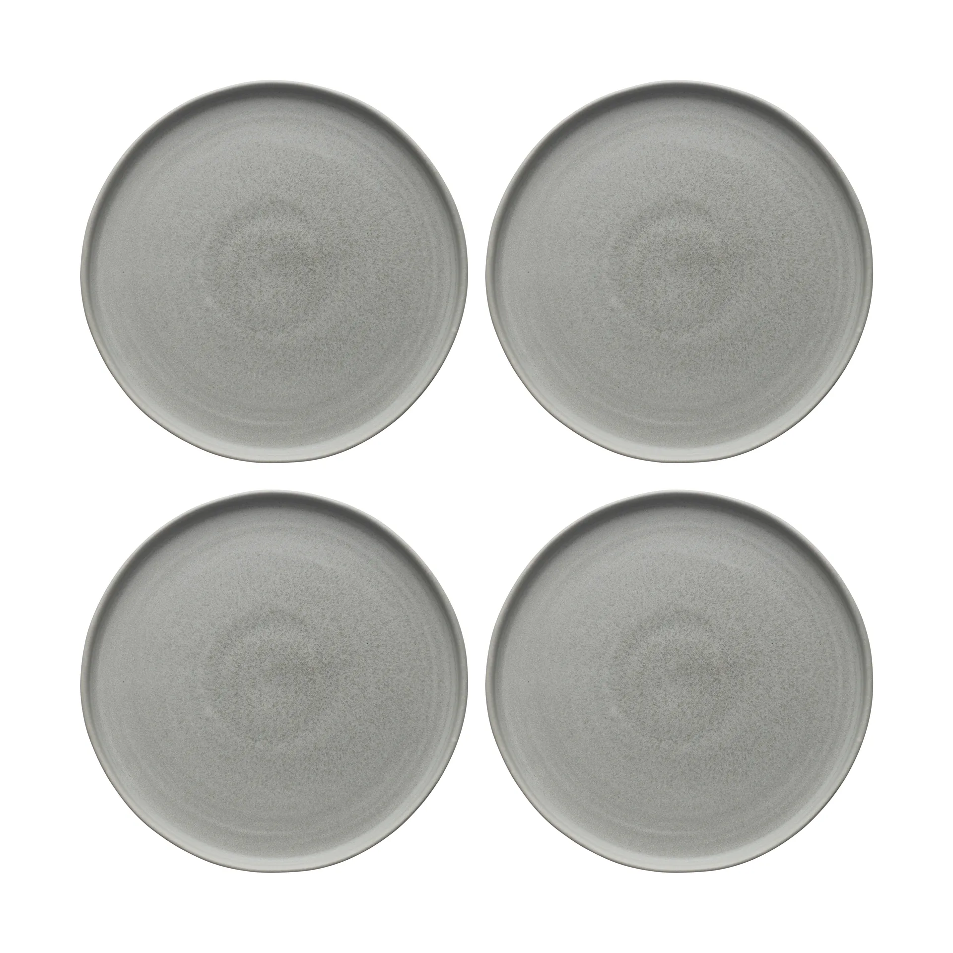 Sandsbro mattallrik ljusgrå, Ø26 cm, 4-pack,  Scandi Living