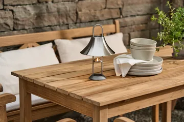 Sandsbro mattallrik ljusgrå, Ø26 cm, 4-pack - Scandi Living