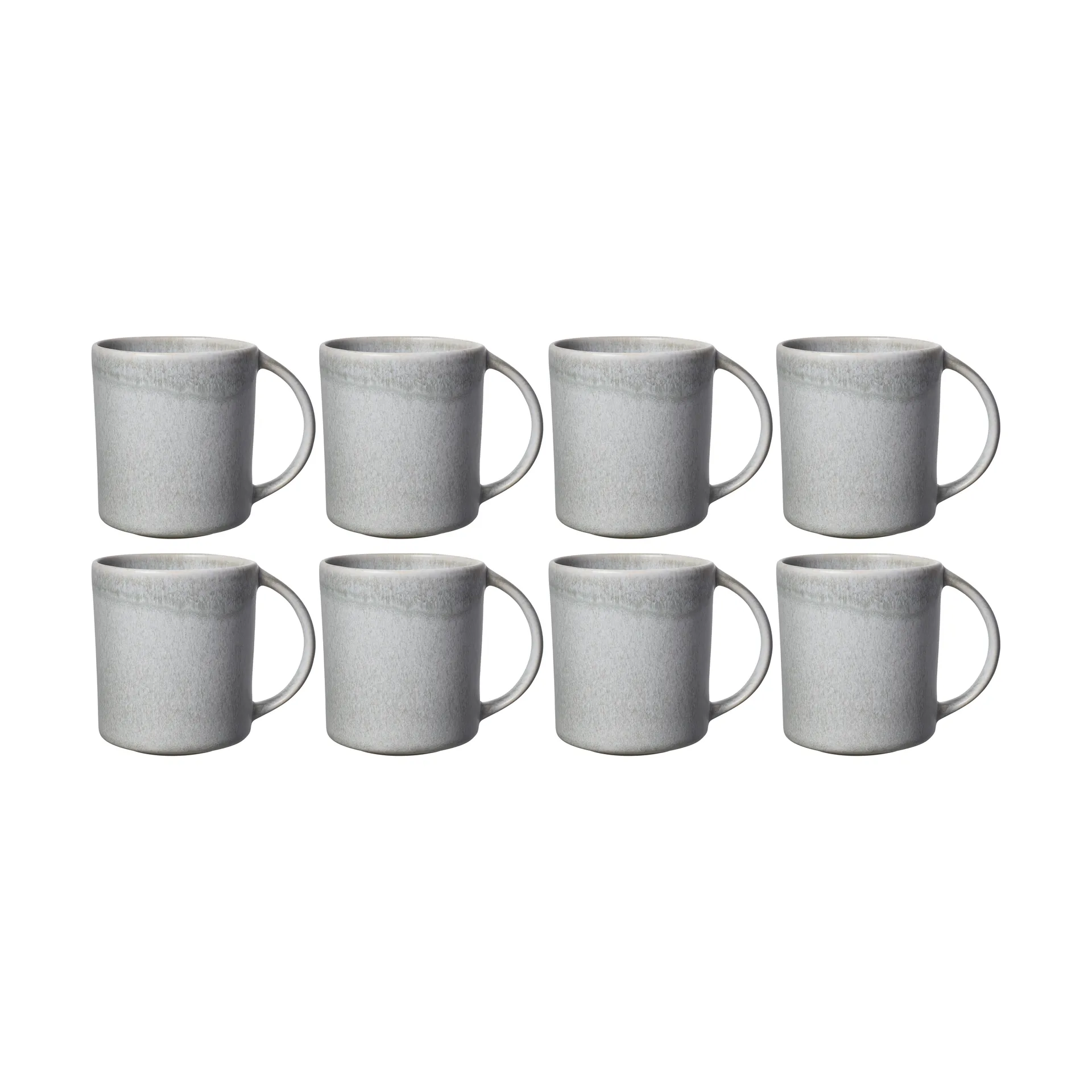 Scandi Living Sandsbro mugg ljusgr&aring;, 30 cl, 8-pack