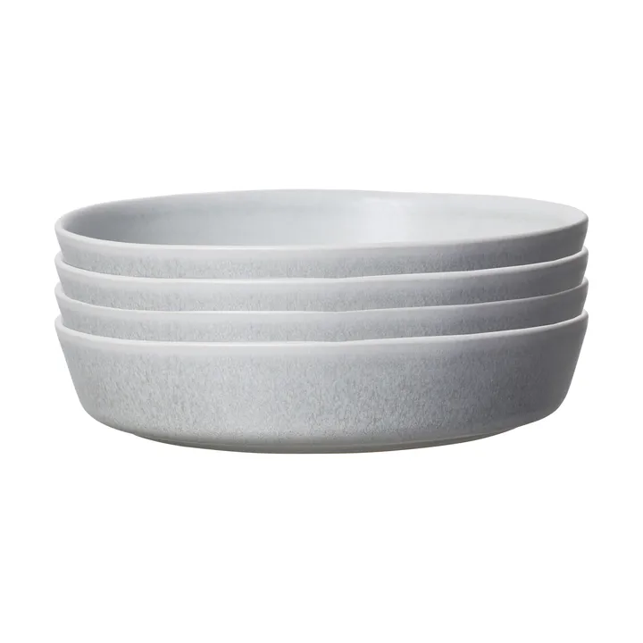 Sandsbro pastatallrik ljusgrå, Ø23 cm, 4-pack - Scandi Living