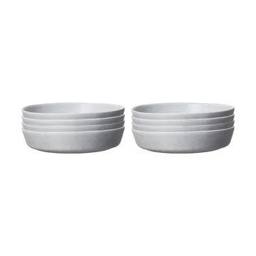 Sandsbro pastatallrik ljusgrå, Ø23 cm, 6-pack - Scandi Living