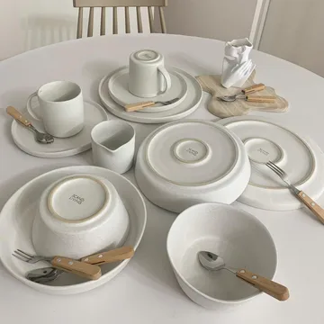 Sandsbro pastatallrik offwhite, Ø23 cm, 6-pack - Scandi Living