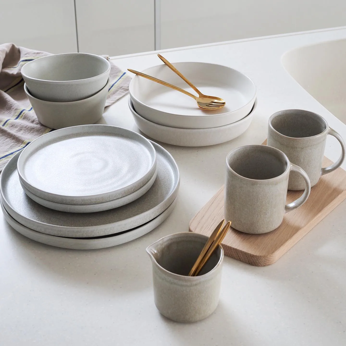 Sandsbro pastatallrik offwhite, Ø23 cm, 6-pack,  Scandi Living