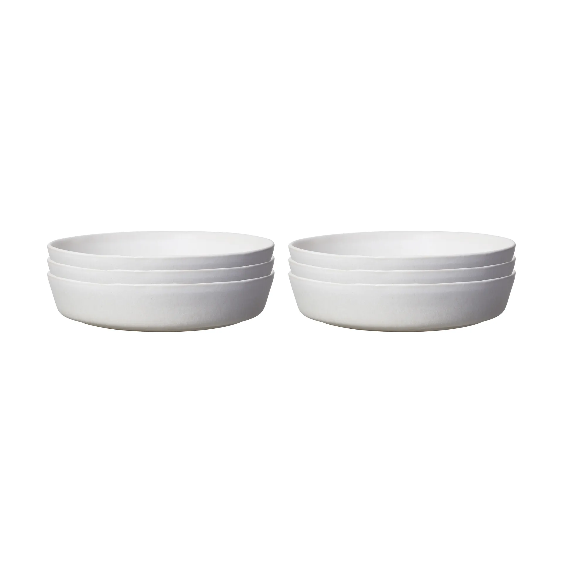 Scandi Living Sandsbro pastatallrik offwhite, &Oslash;23 cm, 6-pack