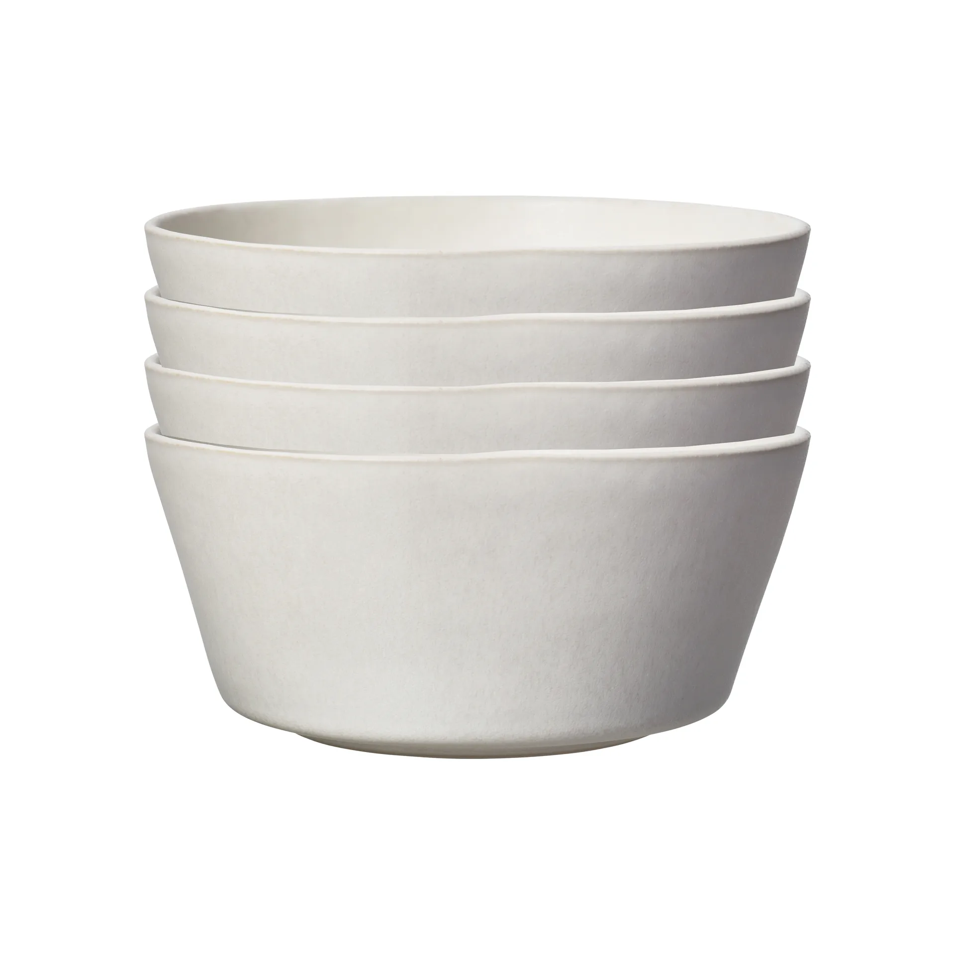 Scandi Living Sandsbro sk&aring;l offwhite, &Oslash;15 cm, 4-pack