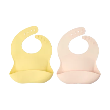 Scandi Living Silly haklapp silikon 2-pack Blush-lemon