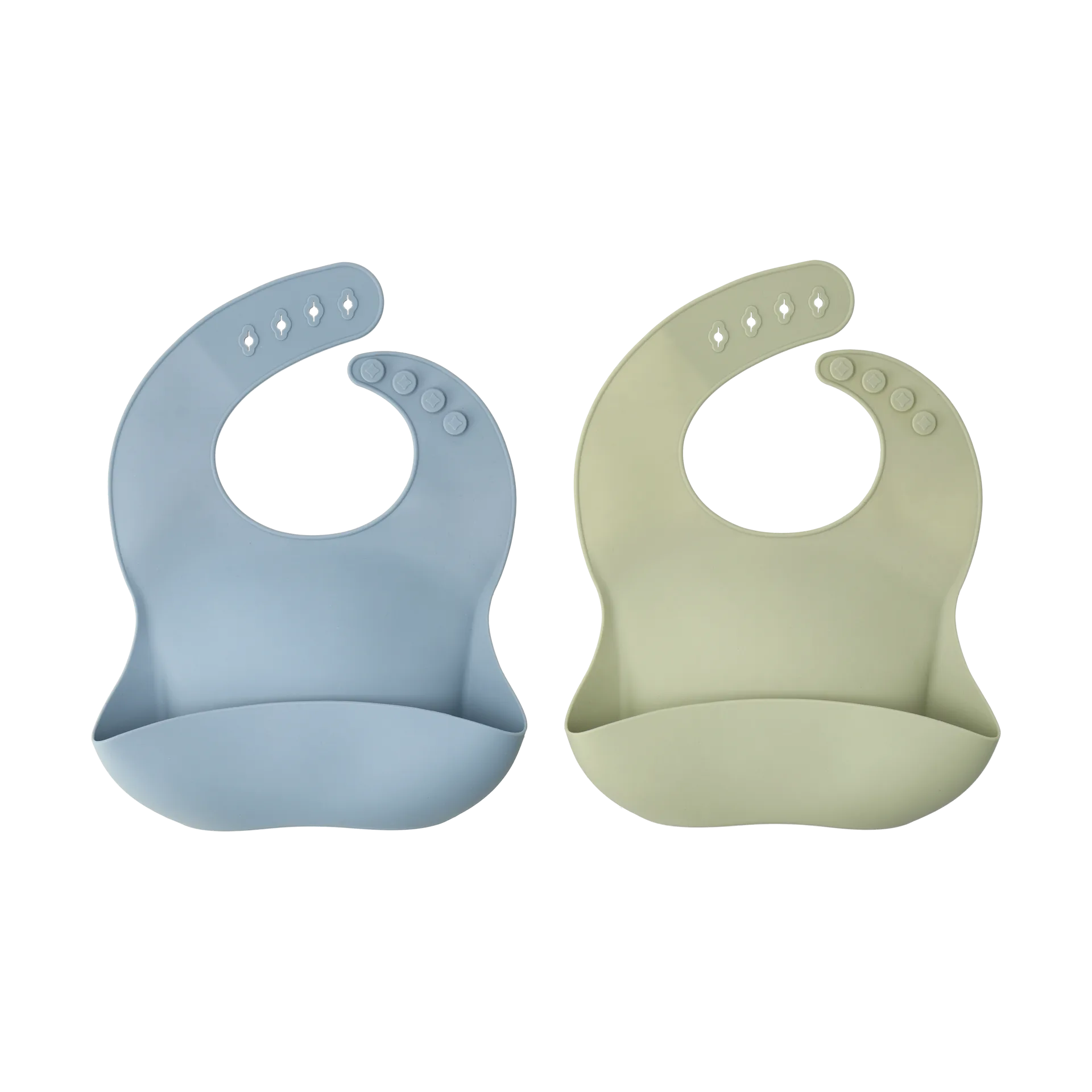 Silly haklapp silikon 2-pack, Green-blue Scandi Living