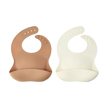 Scandi Living Silly haklapp silikon 2-pack Vanilla-hazel