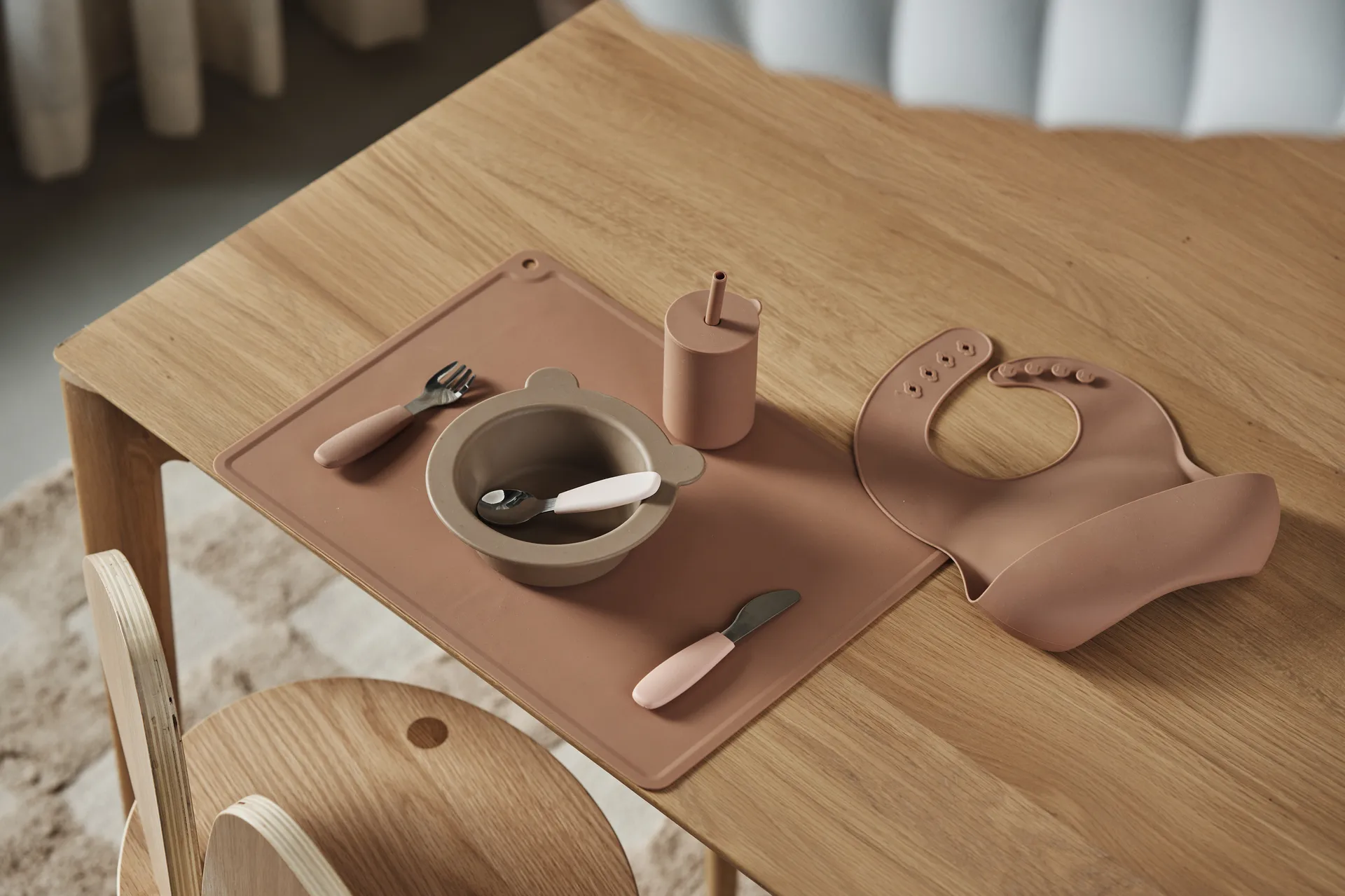 Silly haklapp silikon 2-pack, Vanilla-hazel Scandi Living