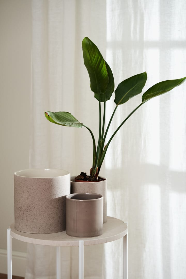 Sleek kruka Ø12 cm, Beige Scandi Living