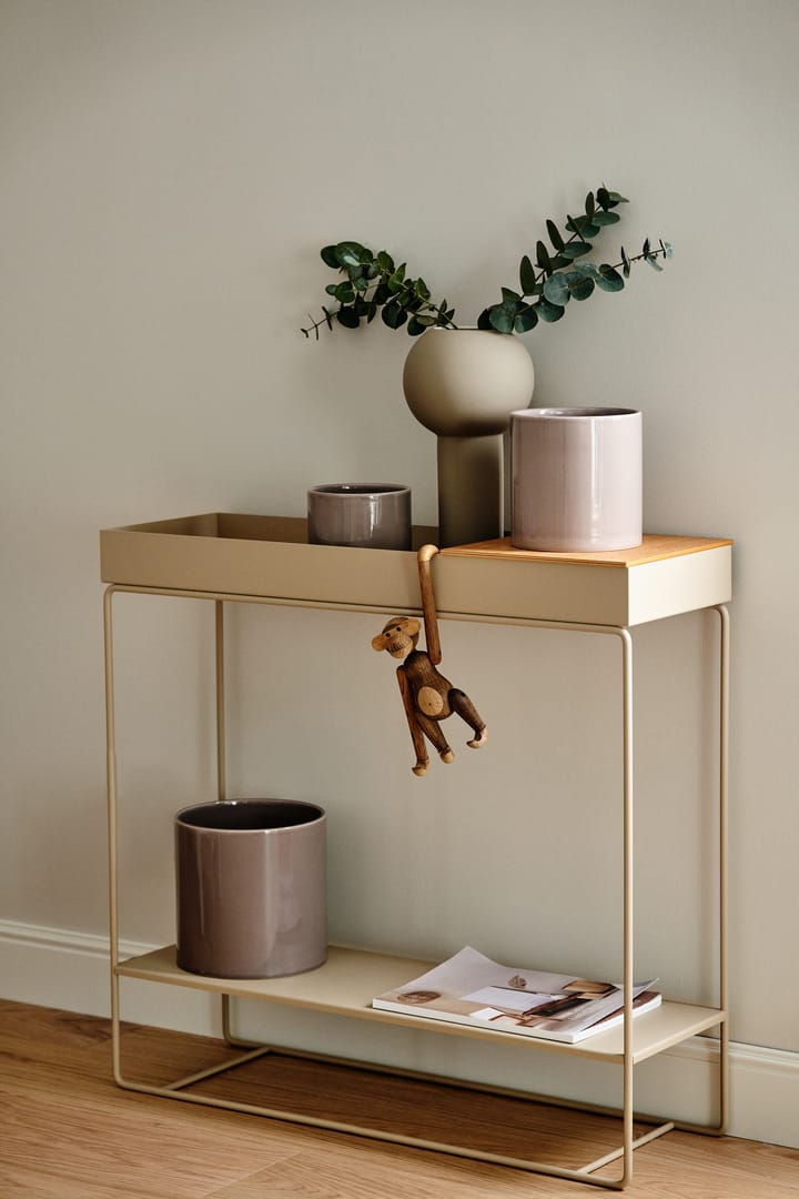 Sleek kruka Ø12 cm, Beige Scandi Living