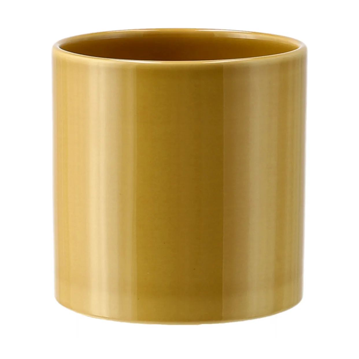 Scandi Living Sleek kruka Ø15 cm Mustard