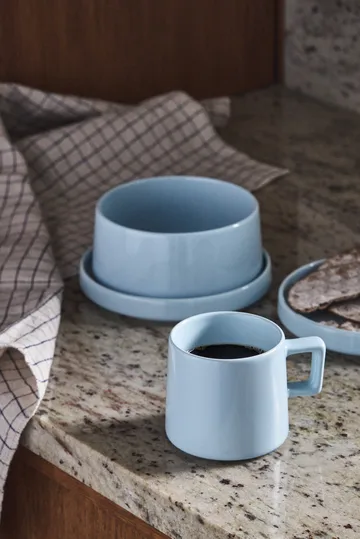 Taper frukostset 12 delar - Ljusblå - undefined - Scandi Living