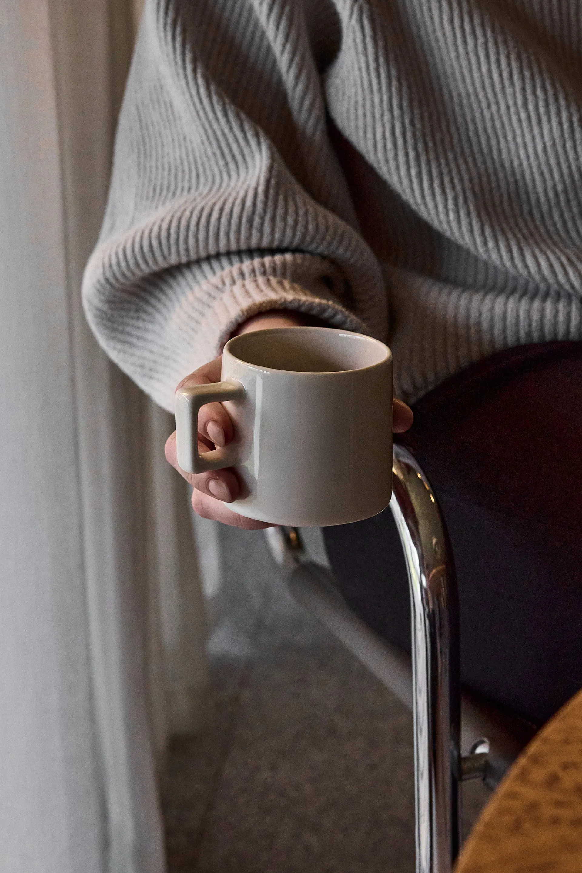 Taper frukostset 12 delar - Ljusgrå Scandi Living