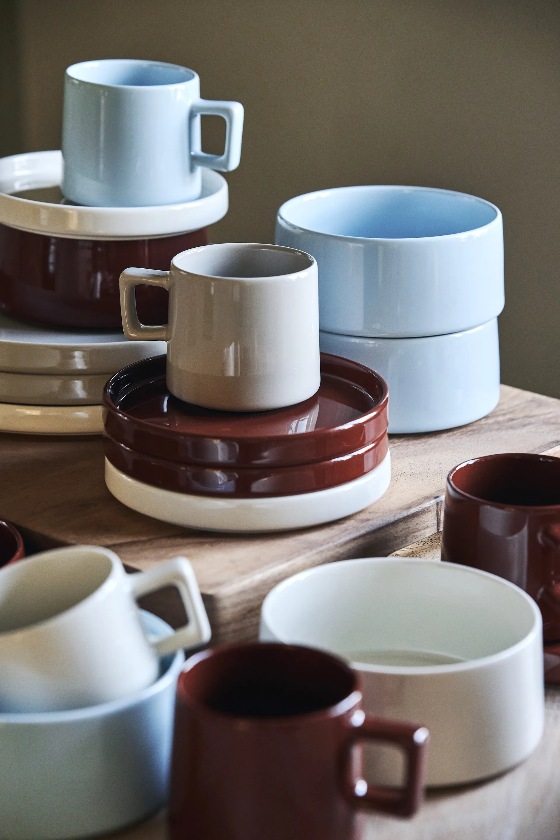 Taper frukostset 12 delar - Vit Scandi Living