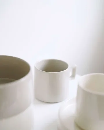 Taper mugg 30 cl - Vit - Scandi Living
