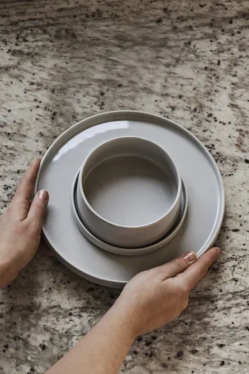 Taper servisset 12 delar - Ljusgrå - Scandi Living