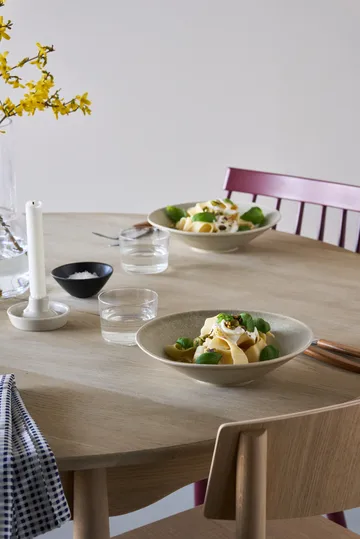 Terra pastatallrik - Beige stengods, Ø22,5 cm - Scandi Living