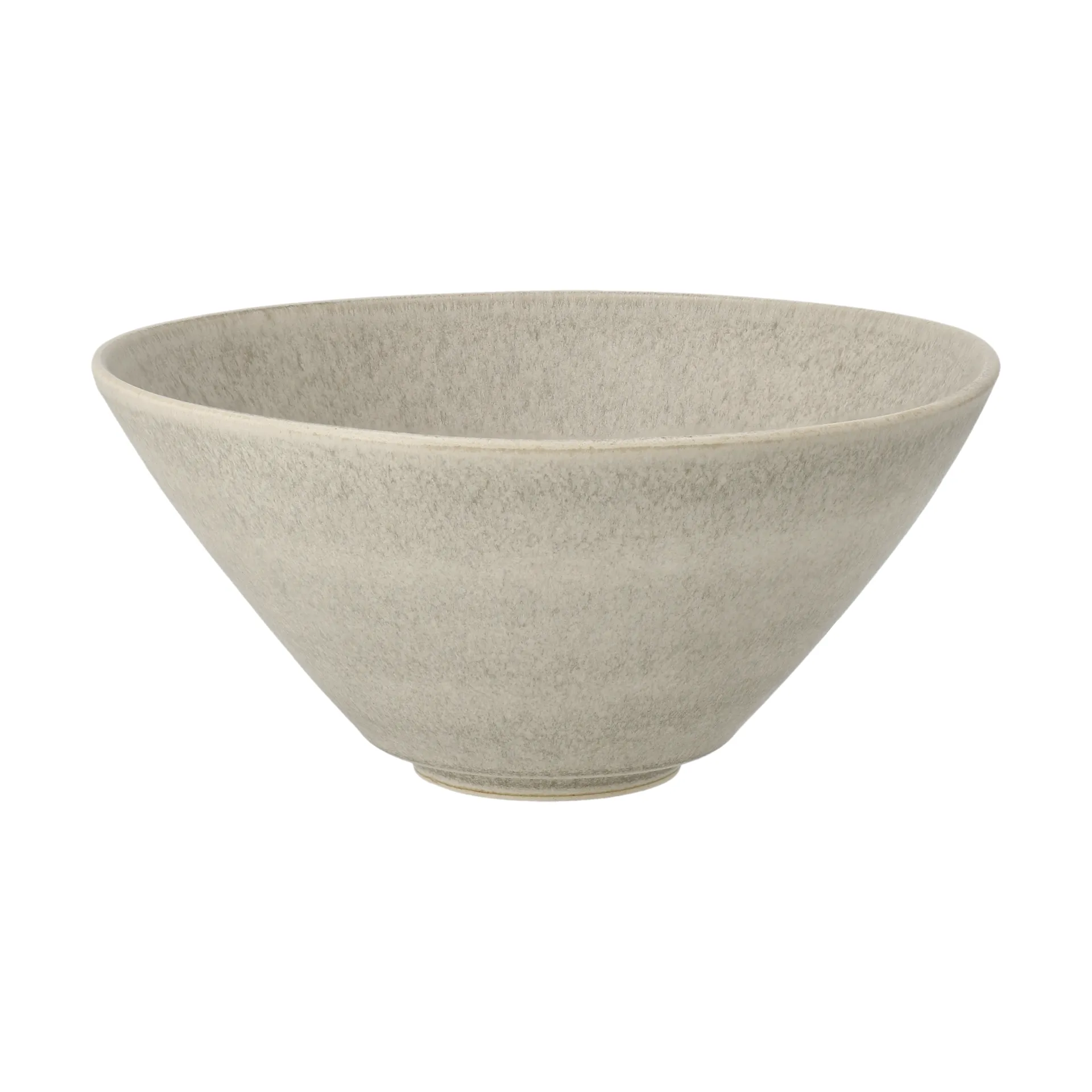 Scandi Living Terra ramensk&aring;l Beige stengods, &Oslash;20 cm