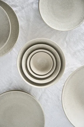 Terra salladsskål - Beige stengods, Ø30 cm - Scandi Living