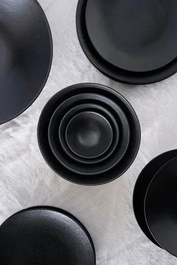 Terra soppskål - Svart stengods, Ø16 cm - Scandi Living