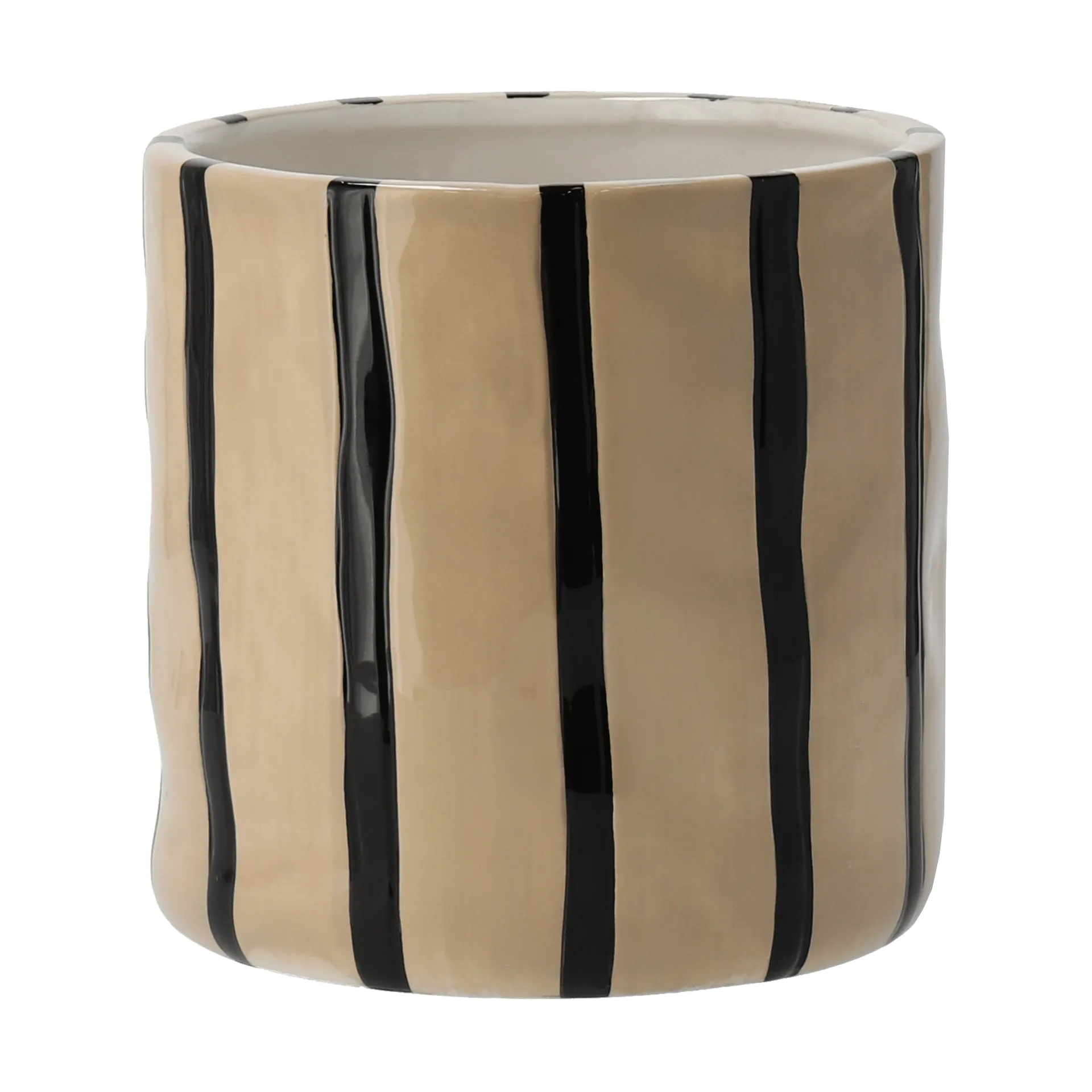Scandi Living Thrive kruka Ø20 cm Beige-svart