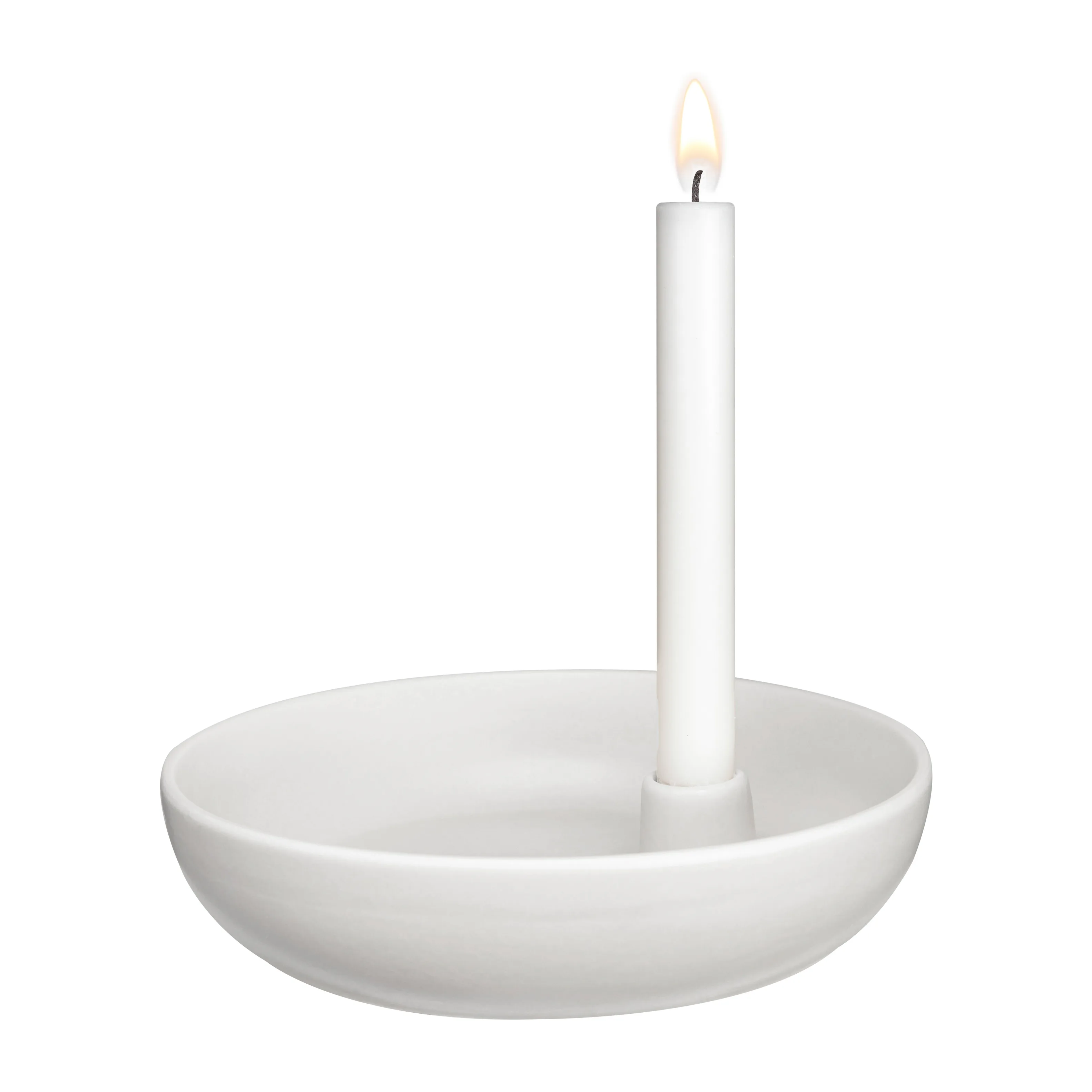 Scandi Living Valley ljusstake Ø21 cm, Vit