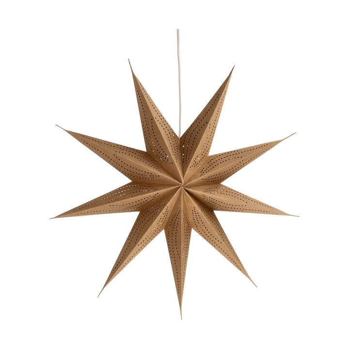 Veil adventsstjärna - Natur, Ø45 cm - Scandi Living