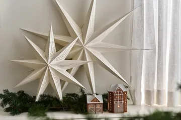 Veil adventsstjärna - Vit, Ø60 cm - Scandi Living