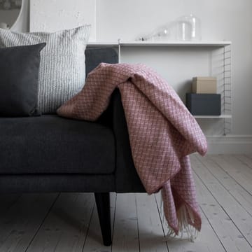 Wicker ullpläd - Dusty rose - Scandi Living