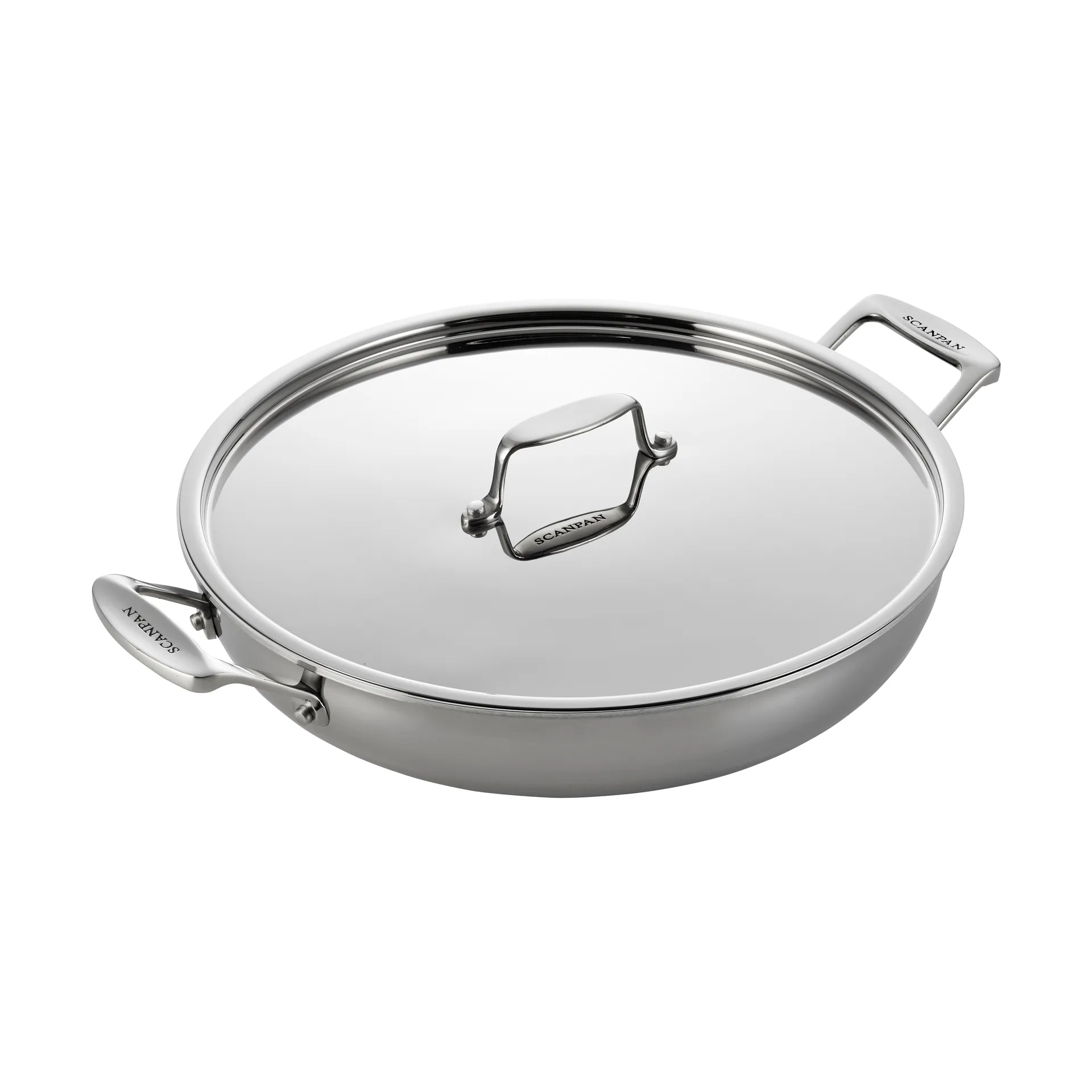 Scanpan Fusion serveringspanna med lock, Ø32 cm Scanpan
